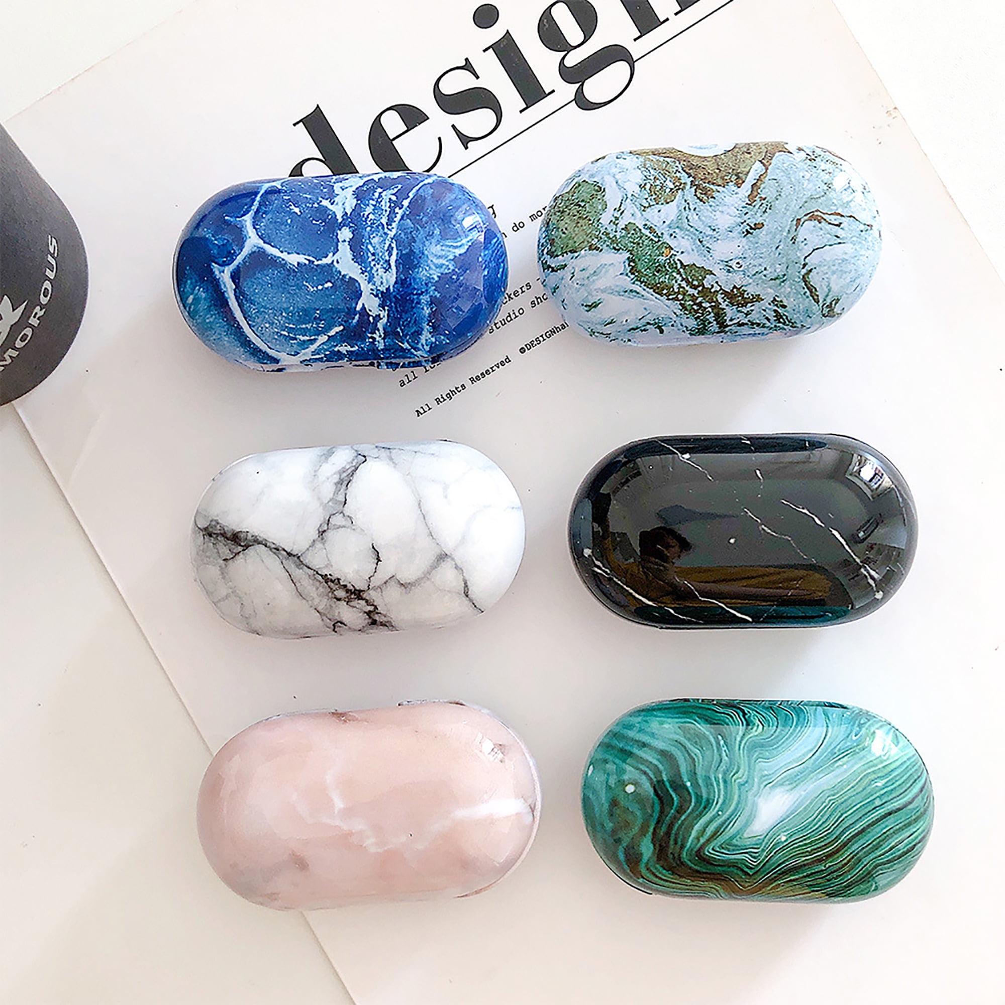 Case Compatible For Samsung Galaxy Buds Galaxy Buds Plus Gmyle Marble Pattern Plastic Hard Shell Cute Protective Shockproof Earbuds With Keyring Hole Case Cover Skin Blue Marble Walmart Com