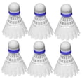 thumbnail image 3 of WEUVEB 6pcs Light Weight Nylon Shuttlecocks for Badminton and Exercise Activities, 3 of 8