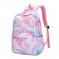 thumbnail image 4 of Three-piece Backpack Girl's Starry Sky Graffiti Printed Schoolbag for Primary School Students Lightweight Waterproof Backpack, 4 of 6