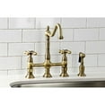 thumbnail image 3 of Kingston Brass KS1273AXBS 8 in. Center Kitchen Faucet With Side Sprayer, 3 of 4