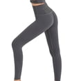 thumbnail image 4 of Yuemengxuan Women's Solid Color Slimming Yoga Pants, High Waist Long Pants with Back Mesh, 4 of 4