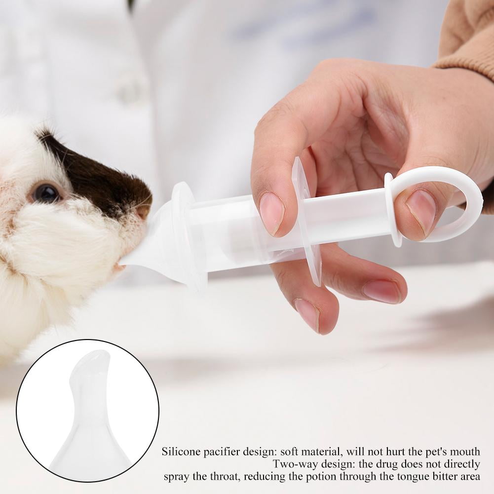 Mgaxyff Pet Medicine Feeder Milk Nursing Bottles Syringe for Dog Puppy