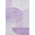 thumbnail image 2 of Addison Rugs Mayfield Washable Transitional Modern Purple Rectangle Rug, 9' x 12', 2 of 6