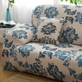 thumbnail image 6 of Pattern Sofa Cover Slipcover Stretch Arm Chair Loveseat Couch Fitted Furniture Protector for 4-Seat Sofa,Provence, 6 of 7