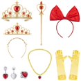 thumbnail image 3 of Disfraz de princesa Bosvin para niñas pequeñas 4T 5T (120 cm), 3 of 9