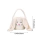 thumbnail image 3 of Bolsa de conejos de peluche, bolsa de Pascua, bolso infantil, bolsa de conejos, cesta de Pascua, bolso de terciopelo, 3 of 6