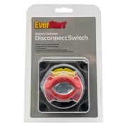 EverStart Automotive PVC Battery Selector Disconnect Switch for Dual Battery with On/Off Switch