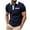 Navy, variant on Xunlbb Men's Shirts Mens Casual Button Down Shirts Summer Collar Fashion Chest Pocket Short Sleeved Men's Short Sleeved Shirt Button Short Sleeved Collar Top/shirt on Clearance, S-3XL