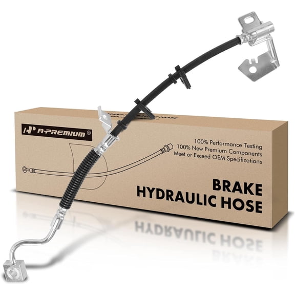 A-Premium Front Passenger Brake Hydraulic Hose Compatible with Select Ford Models - For Mustang 2013-2014 5.8L - Replace# DR3Z2078A