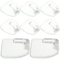 thumbnail image 2 of Miangastore Crochets Suspendus Transparents 8 Pcs 1.2X1.1X0.6In, 2 of 8