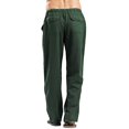 thumbnail image 2 of HCURIBAD Mens Pants Casual, Men's Casual Athletic Work Pants Plus Size Homewear with Pockets Mens Sweatpants Hiking Pants Men Lightweight Pants, 1PC Pant Green L, 2 of 5
