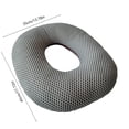thumbnail image 3 of Gumesh Donut Pillow Seat Cushion – Hemorrhoid Pressure Relief Seat Cushion, Decompression Pad for Office Chair, 3 of 6
