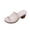 Beige, variant on Handmade Wooden Clogs with Genuine Leather | Arch Support and Comfortable Fit | Chilean Tepa Platform and EVA Sole Pink 6