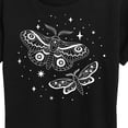 thumbnail image 3 of Instant Message - Celestial Moths - Women's Short Sleeve Graphic T-Shirt, 3 of 6