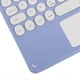 thumbnail image 2 of Clavier tactile sans fil, touches rondes, design ergonomique, ultra fin, intelligent, tactile, pour tablettes, ordinateurs portables, violet, 2 of 4