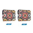 thumbnail image 7 of FORMRS 15-15.6 inch Laptop Sleeve Case Soft Carrying Quilted Computer Bag Cover, Colorful Floral Pattern, 7 of 7