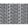 thumbnail image 2 of Zelouf Polyester Floral Lace  , Sewing, DIY, Crafts Fabric by the Yard, 999 Black, 7 Yard, 2 of 2