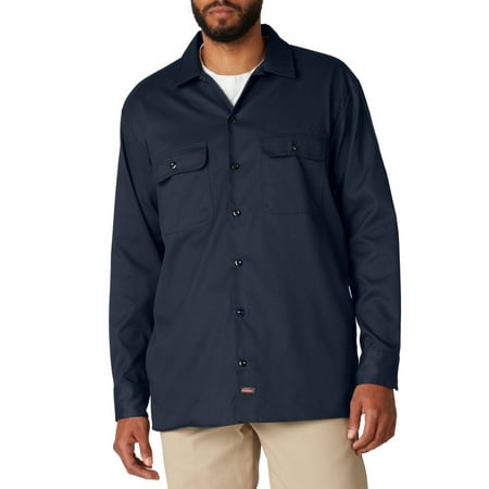Genuine Dickies Men's FLEX Long Sleeve Work Shirt with Temp Control Cooling