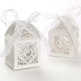 thumbnail image 5 of 150pcs Heart Love Candy Gift Box With Ribbon Wedding Party Baby Shower Favor, 5 of 5