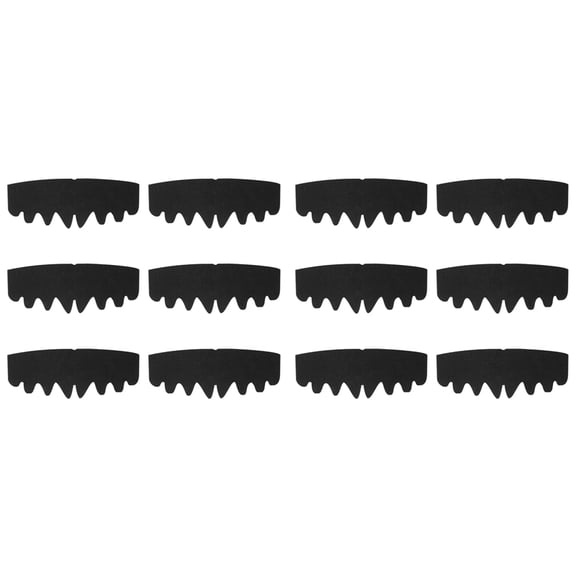 Baseball Caps Inserts Shapers, Flexible Washable Reusable Hat Liner Cap Fitter Inserts, Felt Hat Sweat Liner 12pcs