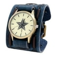 thumbnail image 1 of Reloj, reloj de pulsera con correa ancha, pulsera de regalo para cumpleaños, Día de Acción de Gracias Azul, 1 of 6