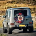 thumbnail image 5 of Yiaed Paisley2 Print Tire Wheel Cover, Waterproof Spare Tire Cover Fit for Jeep, Truck,Trailer, RV, SUV, Camper and Most Vehicle-15 inch, 5 of 6
