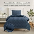 thumbnail image 1 of Mainstays 2-Piece Comforter Set, Washed Indigo, Twin, 1 of 10