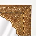 thumbnail image 2 of Butler Specialty Chevrier Wood and Bone Inlay Moroccan Wall Mirror - 24W x 36H in., 2 of 2