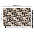 thumbnail image 6 of Pioneer Flower Floral Print Pattern Summer Placemats Table Placemats Set Of 4-Linen Kitchen Washable Placemats Table Mats 12x18 Inch Non-Slip Heat Resistant, 6 of 6