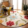 thumbnail image 2 of SAFAVIEH Blossom Maria Floral Flowers Wool Runner Rug, Beige/Multi, 2'3" x 8', 2 of 10