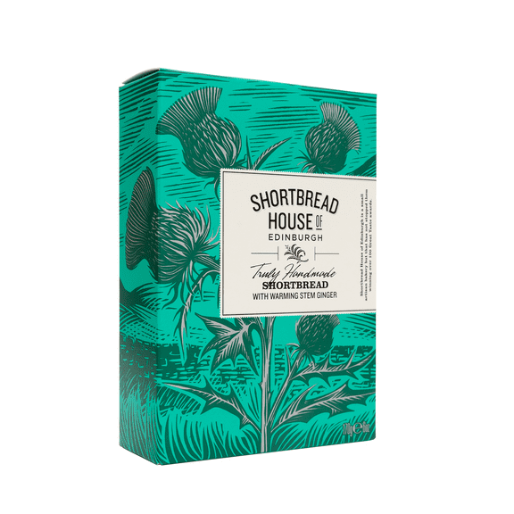 Shortbread House of Edinburgh Shortbread Fingers Stem Ginger -- 170g Scottish Shortbread MADE IN SCOTLAND