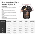 thumbnail image 6 of Lsque Graffiti Cool Duck pattern Hawaiian Shirt for Men, Unisex Summer Beach Casual Short Sleeve Button Down Shirts-Medium, 6 of 9