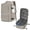 A1-Gray Brown(with Air Pump), variant on Airback Travel Backpack with Vacuum Seal Compression, Vacpack Backpack for Travel with Air Pump, Personal Item Carry on Bag Airlines Approved, Water Resistant Airbag Vacuum Backpack College Daypack