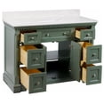 thumbnail image 5 of Sydney 48" Bathroom Vanity with Sage Green Cabinet and Engineered Marble Top, 5 of 7