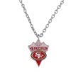 thumbnail image 1 of Collar con colgante deportivo triangular con el logotipo del equipo de fútbol y joyas de equipo con gotas de aceite, 1 of 6