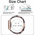 thumbnail image 4 of KOMI Band Replacement for Apple Watch 49mm 45mm 44mm 42mm 41mm 40mm 38mm Women Men Fashion Resin Wirstband Bracelet Strap for iWatch Ultra 2/1 Series 9 8 7 6 SE 5 4 3 2 1, 4 of 4