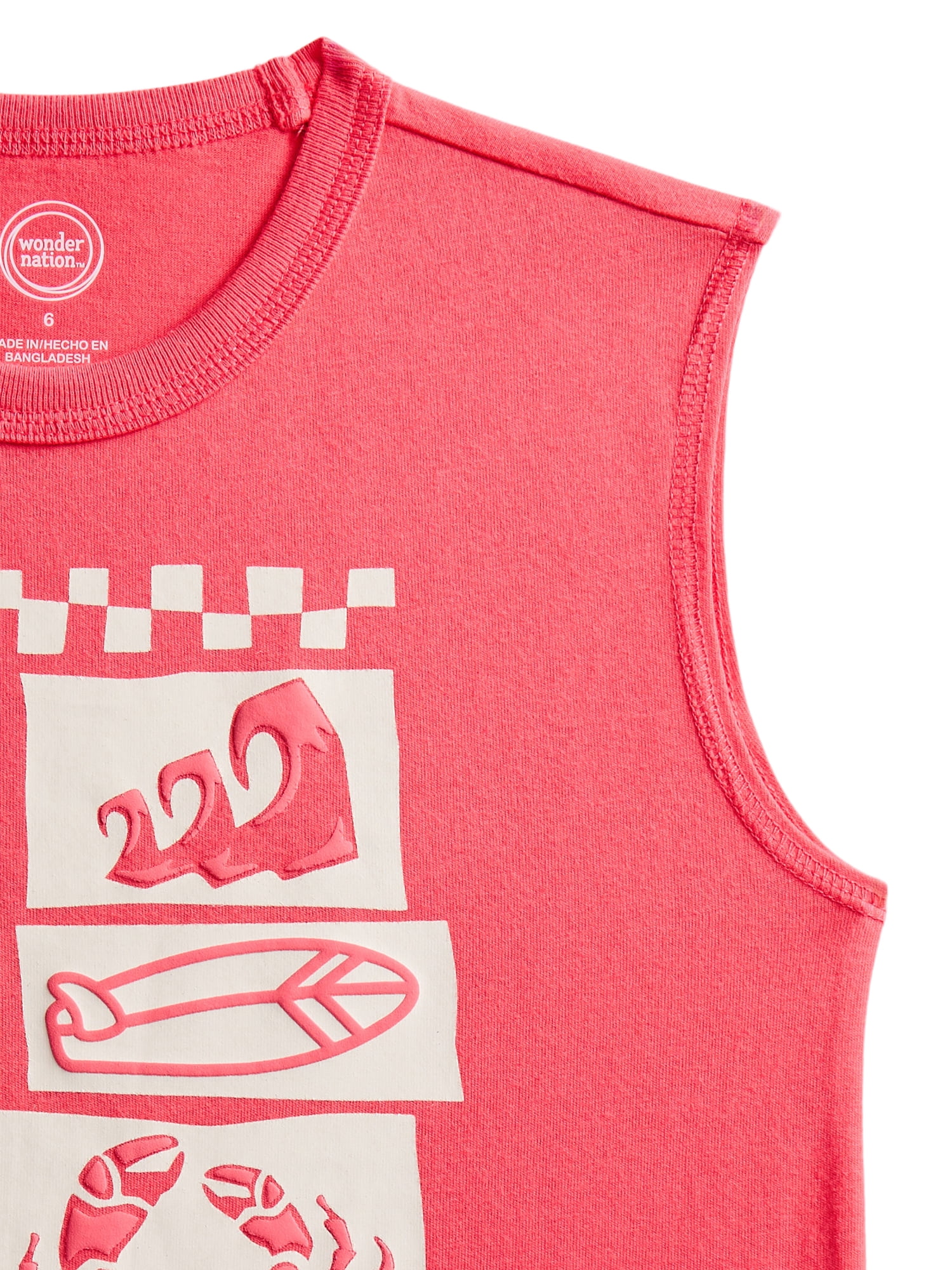 Wonder Nation Little Boys Graphic Tank Top, Sizes 4-10