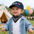 thumbnail image 2 of Hessimy Kids Baseball Cap Adjustable Cotton Toddler Baseball Hat for Boys Girls(Blue3-8 Years), 2 of 5