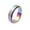Colorful, variant on Turnable Anxiety Rings Rainbow Silver Color Relieve Stress Rings For Women Men