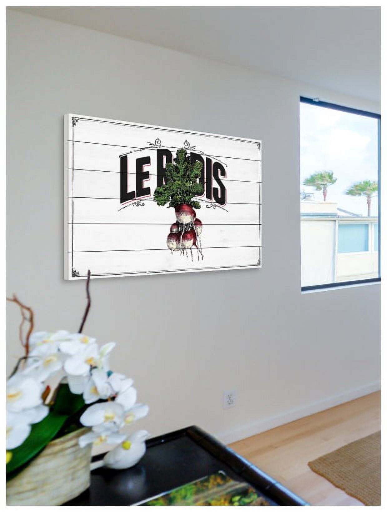 Marmont Hill "French Produce Radish" Painting Print on White Wood