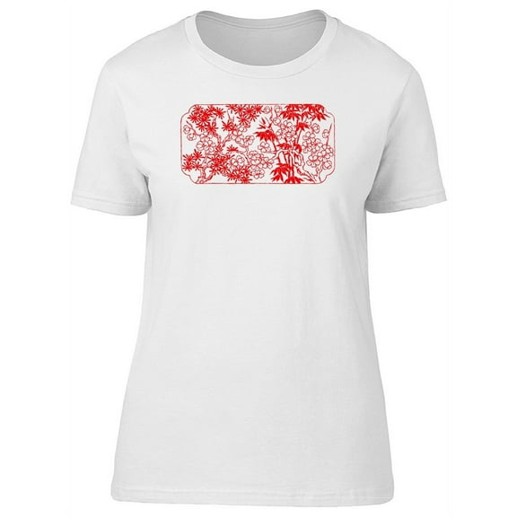 Tropical Setting Papercut Tee Women's -Image by Shutterstock