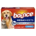 thumbnail image 5 of Bounce Dryer Sheets, Pet Hair and Lint Guard, Fresh Scent, 30 Mega Dryer Sheets, 5 of 11