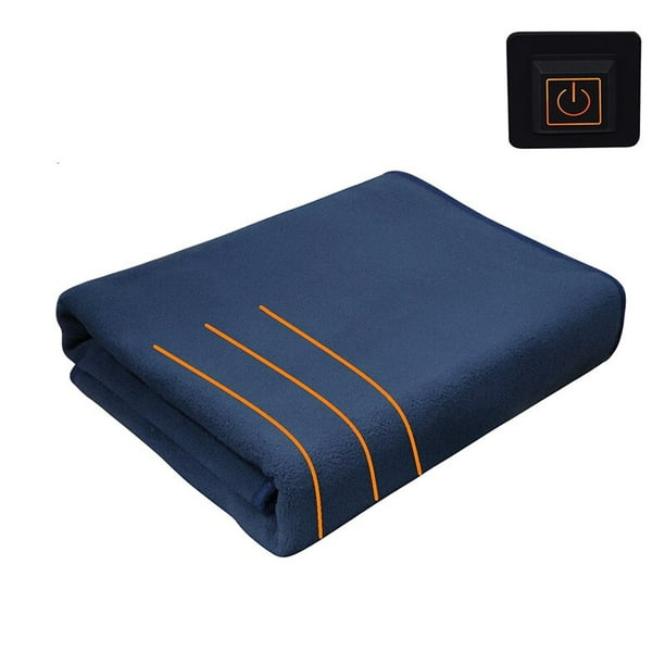 Couverture d'enveloppement de poncho chauffante électrique d'hiver 2 en 1  150 * 80cm USB chaud châle réglable portable 