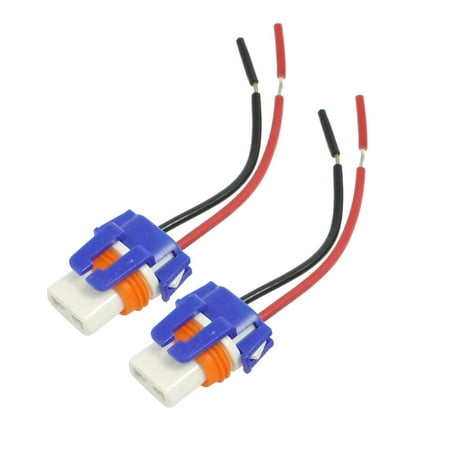 - Unique Bargains 2 Pcs 9006 Ceramic Headlight Bulb Connector Socket Plug Lamp Blue White