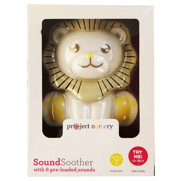 Project Nursery Sound Machine with Nightlight and 6 Preloaded Sounds