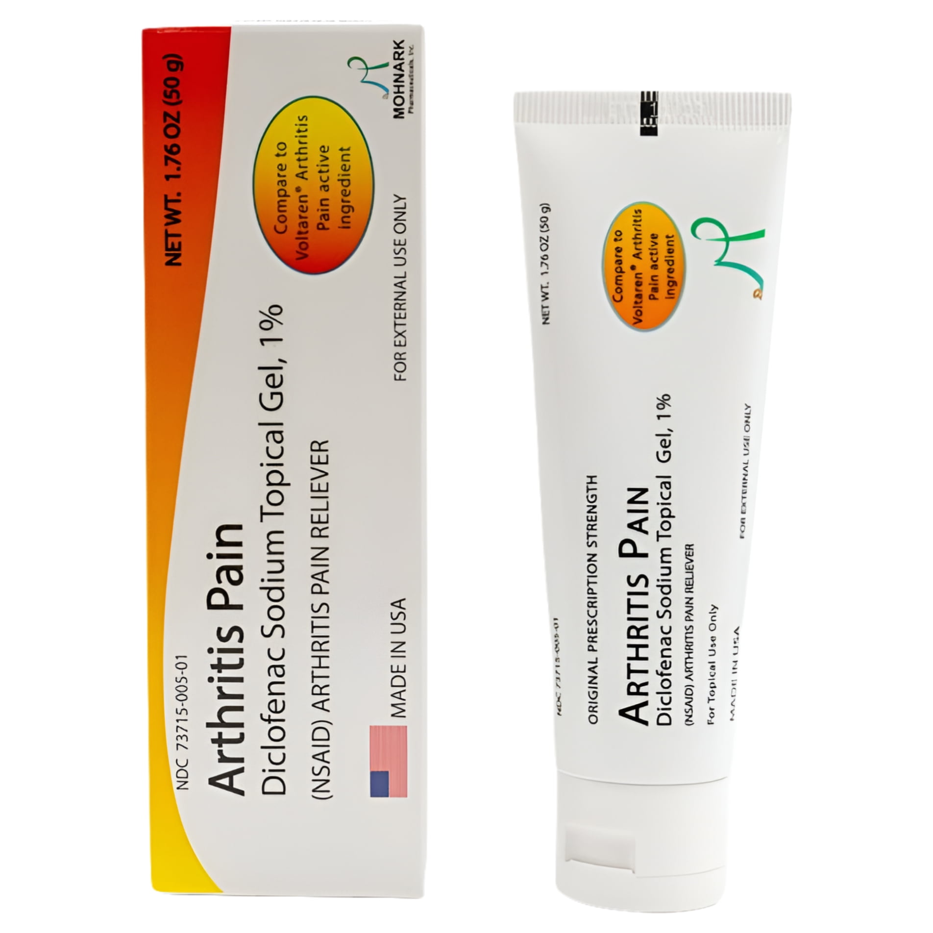 Arthritis Pain Reliever Topical Gel, Diclofenac Sodium, 1%