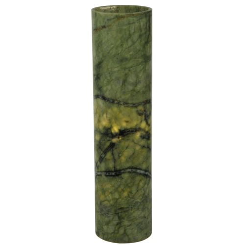 4"W X 15.75"H Cylinder Jadestone Green Flat Top Candle Cover