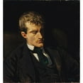 thumbnail image 2 of Akseli Gallen-Kallela 15x16 Black Ornate Wood Framed Double Matted Museum Art Print Titled - Portrait of Edvard Munch (1895), 2 of 5