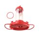 thumbnail image 2 of Comedero para colibríes, comedero para pájaros con flores fluidas para exteriores (flor roja y amarilla), 2 of 5