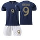 thumbnail image 1 of Ropa de entrenamiento de fútbol para niños, uniformes deportivos de fútbol para niños, ropa de entrenamiento para niños, Verano qym unisex, 1 of 2